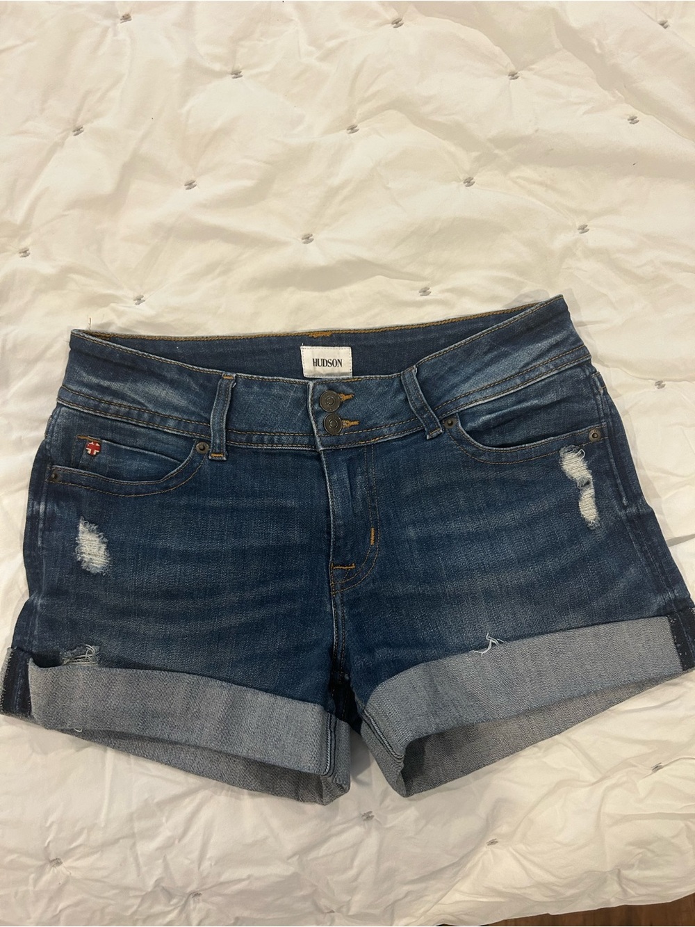 Hudson Jeans Ruby Cuffed Denim Shorts
